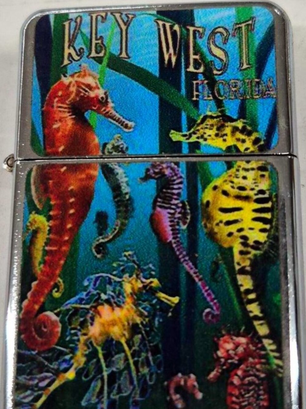 Sharp Key West Seahorse Case Lighter